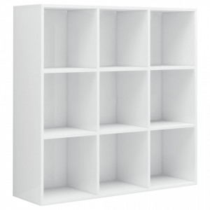 Biblioteca, alb extralucios, 98 x 30 x 98 cm, PAL - V801131V - Img 2