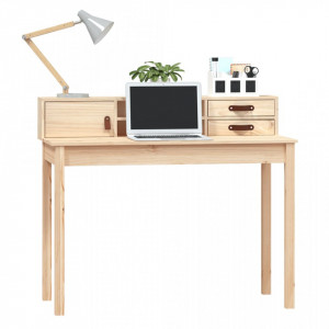 Birou, 110x50x93 cm, lemn masiv de pin - V823529V - Img 4
