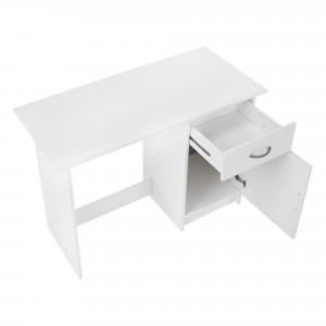 Birou, măsuţă, masă PC, albă, 108 cm - TP42405 - Img 6
