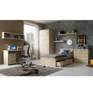Birou, măsuţă, masă PC, stejar, 108 cm - TP210482 - Img 3