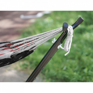 Cadru, stand pentru suspendat scaun, negru, 275x100x100 cm - TP267605 - Img 2