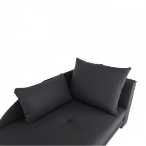 Canapea extensibilă, material textil gri-negru, dreapta, 149x80x90 cm - TP238800 - Img 13