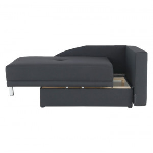 Canapea extensibilă, material textil gri-negru, dreapta, 149x80x90 cm - TP238800 - Img 16