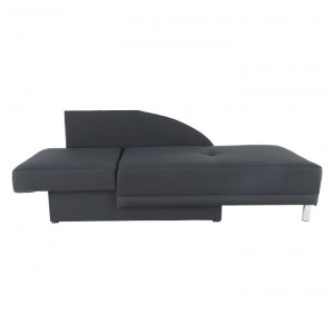Canapea extensibilă, material textil gri-negru, stânga, 149x80x90 cm - TP238799 - Img 8