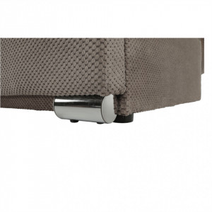 Canapea extensibilă, ţesătură gri maro taupe, 195x88x70/90 cm - TP221690 - Img 10