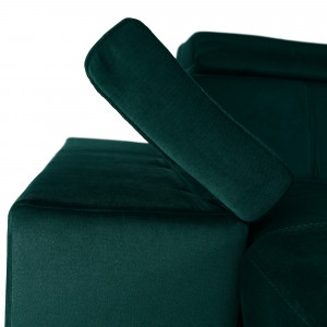 Canapea, smarald, stânga, 329x220x79/97 cm - TP302085 - Img 19