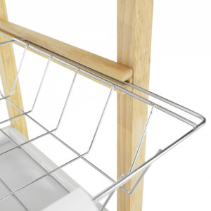 Carucior de servire, alb/natural, 50x40x83 cm - TP255861 - Img 17