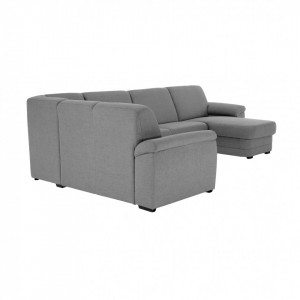 Colţar în formă de U, material gri, drept, 330x215/153x88 cm - TP190342 - Img 3