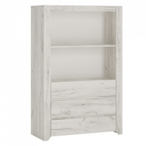 Comodă, 84x130,7x40,2 cm, alb craft - TP107265 - Img 5