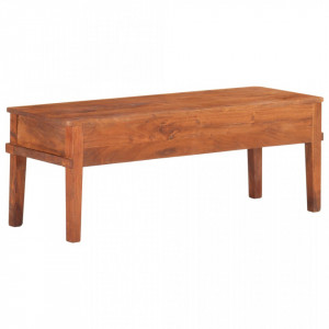 Comodă TV, 110x40x41 cm, lemn masiv de acacia - V286577V - Img 4