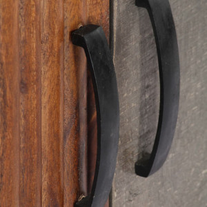 Comoda TV, 130 x 30 x 46 cm, lemn masiv de mango nefinisat - V282743V - Img 3