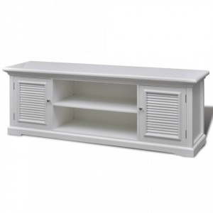Comoda TV din lemn Alb - V241373V - Img 2