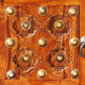 Comoda TV din lemn masiv de sheesham, 120 x 30 x 40 cm - V245148V - Img 2