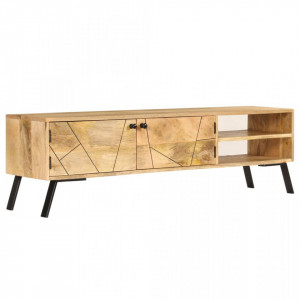 Comoda TV, lemn masiv de mango, 140 x 30 x 40 cm - V246154V