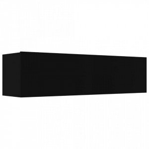 Comoda TV, negru, 120 x 30 x 30 cm, PAL - V801491V - Img 2