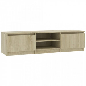 Comoda TV, stejar Sonoma, 140 x 40 x 35,5 cm, PAL - V800651V - Img 2