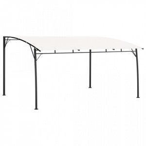 Copertină pavilion de grădină, crem, 4x3x2,55 m - V47976V - Img 2