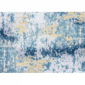 Covor, albastru, gri și galben, 80x200 cm - TP203335 - Img 12