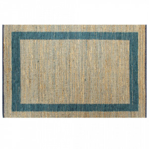 Covor manual, albastru, 160 x 230 cm, iuta - V133736V - Img 3
