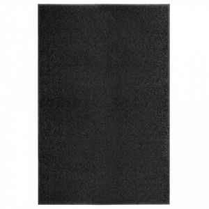 Covoras de usa lavabil, negru, 120 x 180 cm - V323414V - Img 1