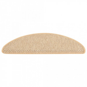Covorașe scări autoadezive 15 buc. bej deschis 65x25cm sisal - V326880V - Img 3