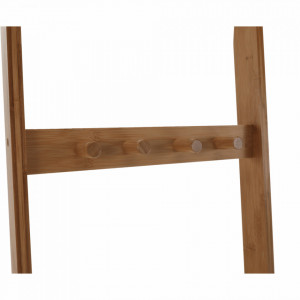 Cuier cu rafturi, alb și bambus, 43x175x34 cm - TP256922 - Img 11