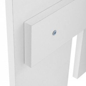 Cuier de perete, panel alb, 80x100x23 cm - TP147876 - Img 18
