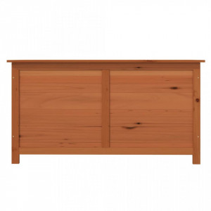 Cutie de perne de exterior maro 100x50x56 cm lemn masiv brad - V152169V - Img 3