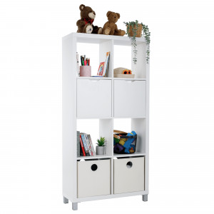 Dulap biblioraft, alb, 76x29x83 cm - TP69938 - Img 11