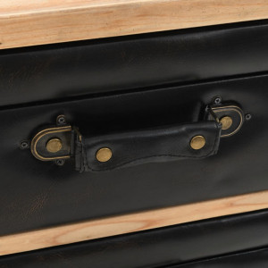 Dulap cu sertare, lemn masiv de brad, 80 x 36 x 75 cm - V245778V - Img 2