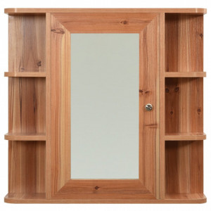 Dulap de baie cu oglinda, stejar, 66 x 17 x 63 cm, MDF - V323603V - Img 4
