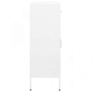Dulap de depozitare, alb, 80x35x101,5 cm, oțel - V336161V - Img 3