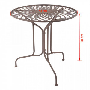 Esschert Design Masa, metal, stil vechi englezesc, MF007 - V411501V - Img 4