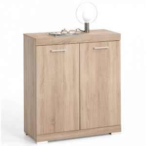 FMD Dulap cu 2 usi, stejar, 80 x 34,9 x 89,9 cm - V428700V - Img 1