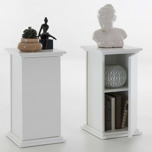 FMD Masa decorativa cu usa, alb, 57,4 cm - V428723V - Img 3