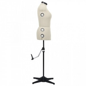Formă pentru rochie femeie reglabilă crem, dimensiune M 40-46 - V288487V - Img 4