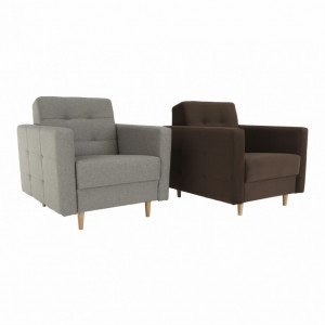 Fotoliu complet tapiţat, material textil gri, 88x90x95 cm - TP209302 - Img 18
