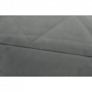 Fotoliu tip sac, material textil gri deschis, 90x110x90 cm - TP244337 - Img 4