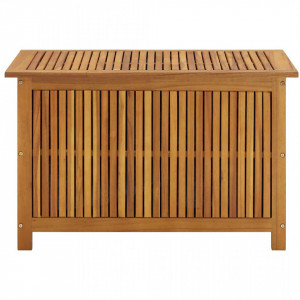 Lada de depozitare gradina, 90x50x106 cm, lemn masiv de acacia - V310282V - Img 3