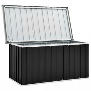 Lada de depozitare pentru gradina, antracit, 129 x 67 x 65 cm - V46263V - Img 3