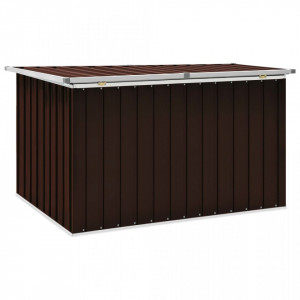 Lada de depozitare pentru gradina, maro, 149 x 99 x 93 cm - V46268V - Img 4