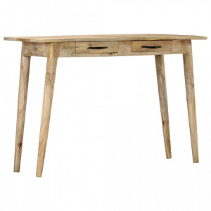 Masa consola, 115 x 40 x 75 cm, lemn masiv de mango nefinisat - V282748V