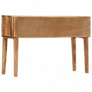 Masa consola, 120 x 35 x 76 cm, lemn masiv de acacia - V282741V - Img 4