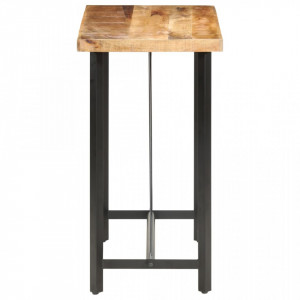Masa de bar, 120 x 58 x 107 cm, lemn de mango nefinisat - V286611V - Img 3