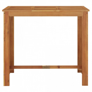 Masă de bar de grădină, 120 x 60 x 105 cm, lemn masiv de acacia - V319701V - Img 3