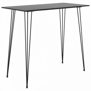 Masa de bar, negru, 120 x 60 x 105 cm - V248143V