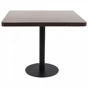 Masa de bistro, maro inchis, 80 x 80 cm, MDF - V286434V - Img 2