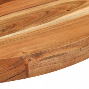 Masă de bistro, Ø70x75 cm, lemn masiv de acacia, rotundă - V320279V - Img 4