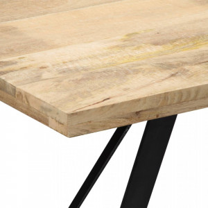 Masa de bucatarie, 140 x 80 x 76 cm, lemn masiv de mango - V247947V - Img 4