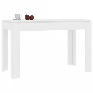 Masa de bucatarie, alb, 120 x 60 x 76 cm, PAL - V800756V - Img 3